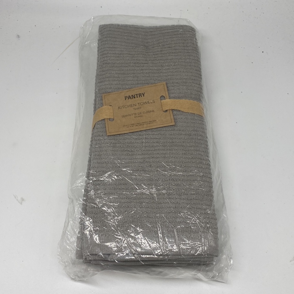Pantry Solid Kitchen TerryTowel Set Of 4 16 X 26‎ NWT